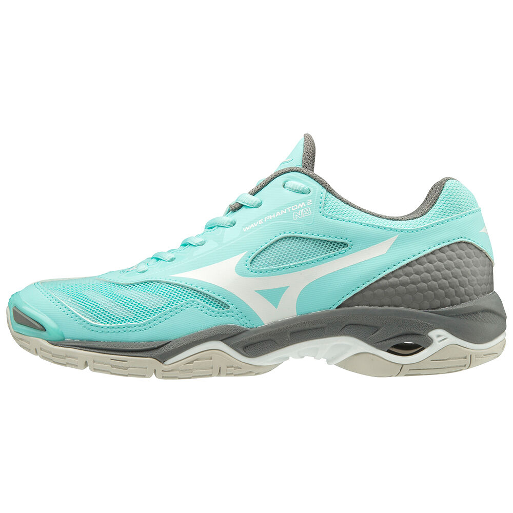 Mizuno WAVE PHANTOM 2 NB - Bayan Basketbol Ayakkabısı - Mavi/Beyaz/Gri Türkiye (YZWQRG-023)